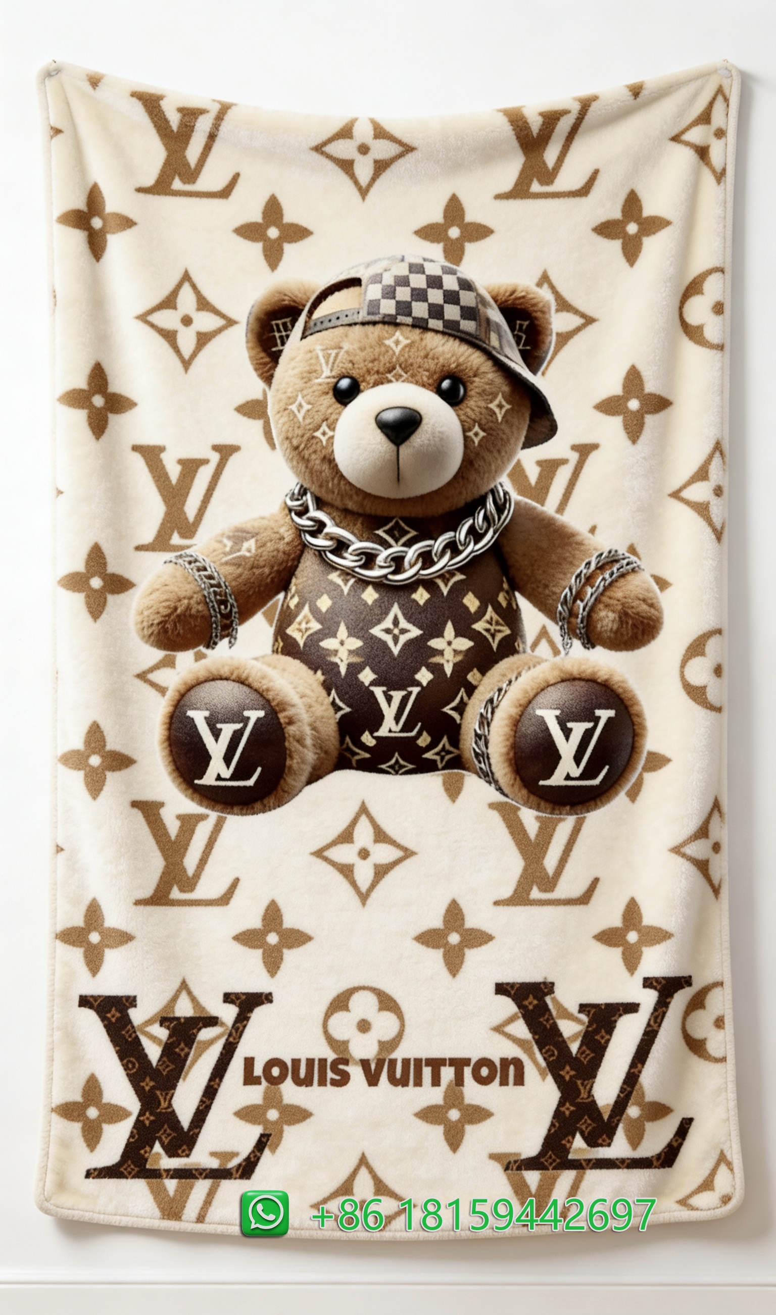 Louis Vuitton Throw Blankets